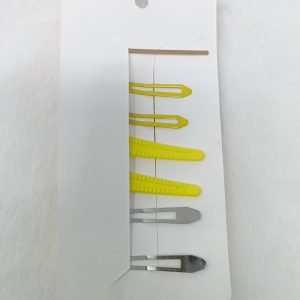 korean design hairclip yellow