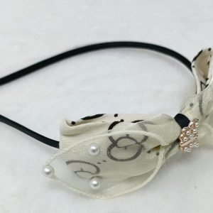 layered bow hairband With butterfly