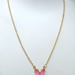 necklace butterfly pendant