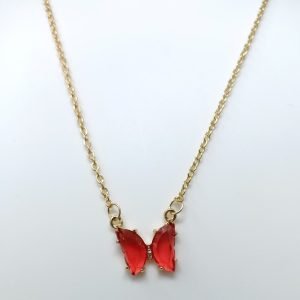 necklace butterfly pendant