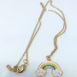 necklace rainbow pendant