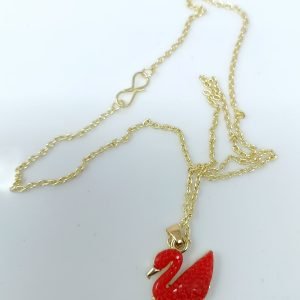 necklace duck pendant