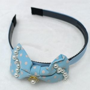 pearl bow knot hair tie hairband