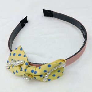pearl bow knot hair tie hairband