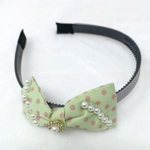 pearl bow knot hair tie hairband