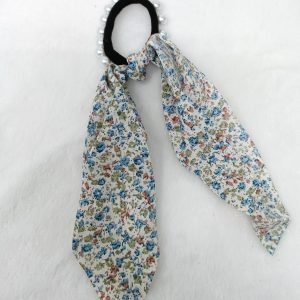 pearl studded ponytail holder