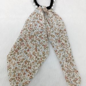pearl studded ponytail holder