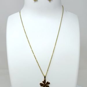 pendant set flower shape