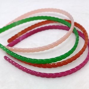 pigtail thin headbands plastic braid headband hairband