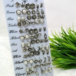 unique shape earrings silver1