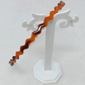 wavy thin plastic hairband headband