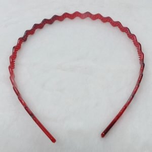 wavy thin plastic hairband headband