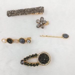 white pearl and stone women hairpin hair accessories3
