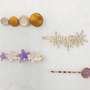 white pearl and stone women hairpin hair accessories3