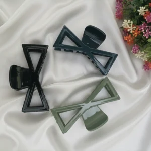 bow shape large hair claw 2