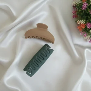 curve shape large size hair clutcher