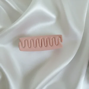 curve shape large size hair clutcher