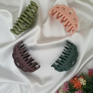 mediium size matte hair claw clutcher 7