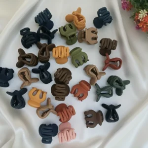small size matte hair claw