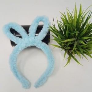Fur Velvet Bunny Ear Hair Band For Girls Kids Toddlers Rabbit Hair Band (Pink, Sky Blue, Red, Maroon, White