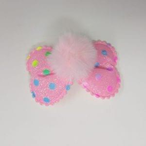 Fancy Stylish Glitter Bow Hair Clip Baby Girls kids Bow Hair Clip hairband knot band headbands hair accessories Hair Clip (1 pc)