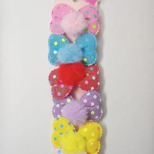 Fancy Stylish Glitter Bow Hair Clip Baby Girls kids Bow Hair Clip hairband knot band headbands hair accessories Hair Clip (1 pc)