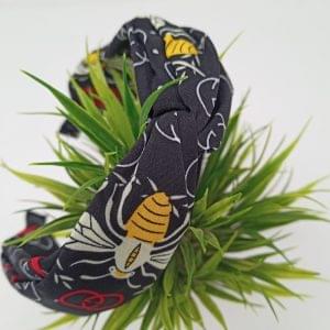 Knotted Floral Print Cross Knot Hair Bands Headbands for Women, Girls