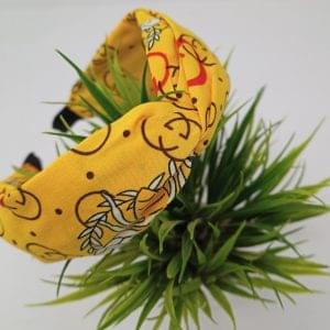 Knotted Floral Print Cross Knot Hair Bands Headbands for Women, Girls