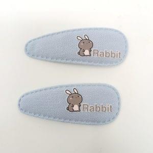 Bunny Printed Baby Hair Clip