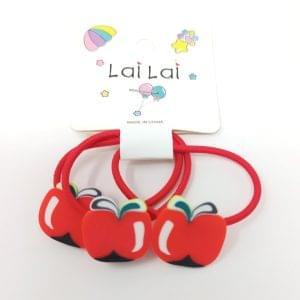 Cute Fruits Design Hair Bands For Girls Rubber Band