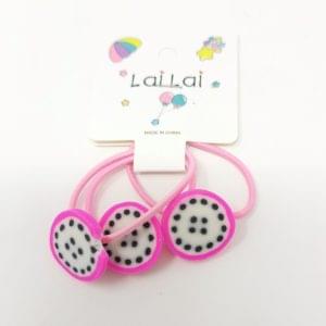 Cute Fruits Design Hair Bands For Girls Rubber Band