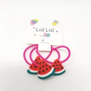 Cute Fruits Design Hair Bands For Girls Rubber Band