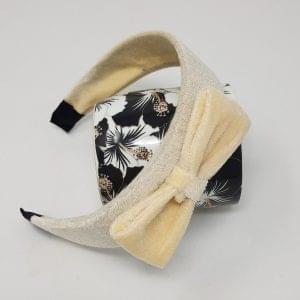 Velvet Bow Hair Band Head Band For Women's And Girl's Hair Band