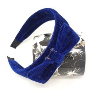 Velvet Bow Hair Band Head Band For Women's And Girl's Hair Band