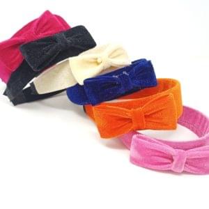 Velvet Bow Hair Band Head Band For Women's And Girl's Hair Band