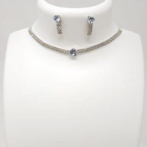 silver choker for women