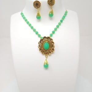 stone moti imitation jewelery set