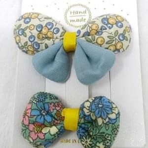 butterfly hairclip yellow