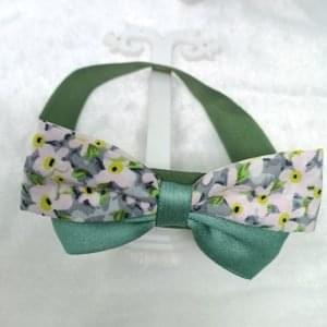 double wrap bow hairband headband teal