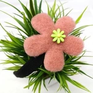 flower hairband headband for woman peach