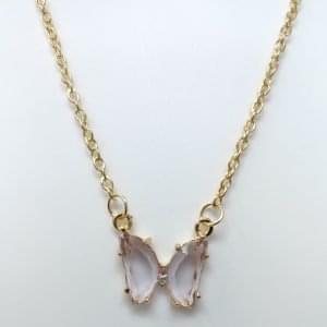 necklace butterfly pendant