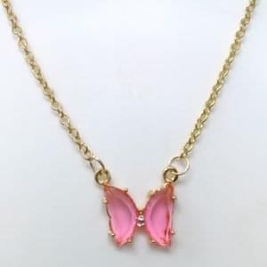 necklace butterfly pendant