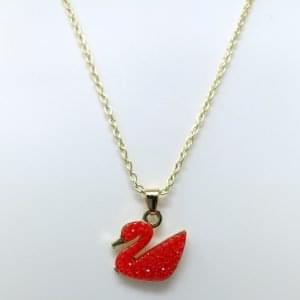 necklace duck pendant