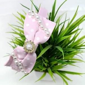 pearl bow knot hair tie hairband