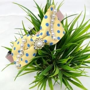 pearl bow knot hair tie hairband