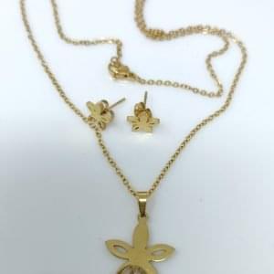 pendant set flower shape