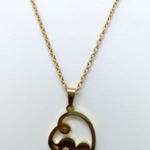 pendant set heart shape