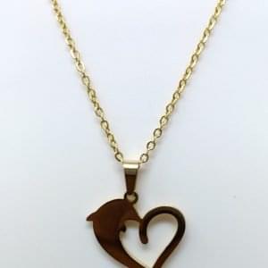 pendant set heart shape