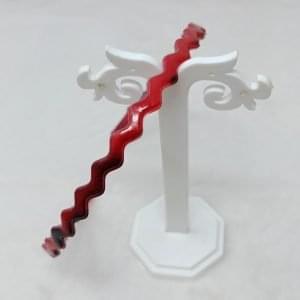 wavy thin plastic hairband headband