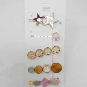 white pearl and stone hair clips hair accesse